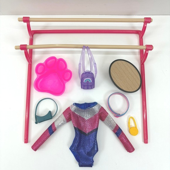 Barbie Other - Barbie Mixed Lot Playset Accessories Multi Kids Gym Pet Swim OS Good